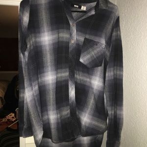Urban outfitters blueish gray flannel